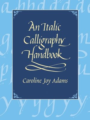 cover image of An Italic Calligraphy Handbook